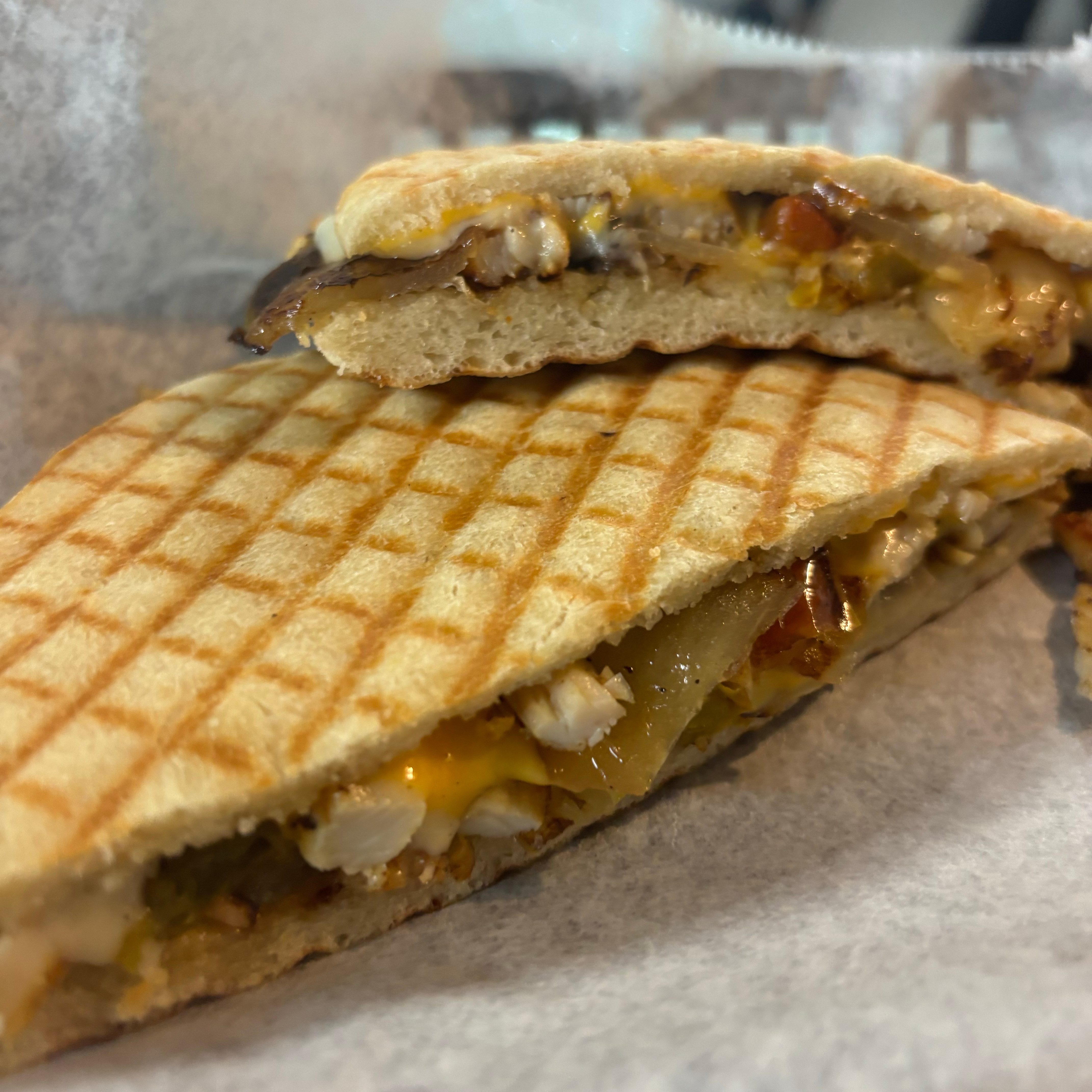 Chicken Fajita Panini.