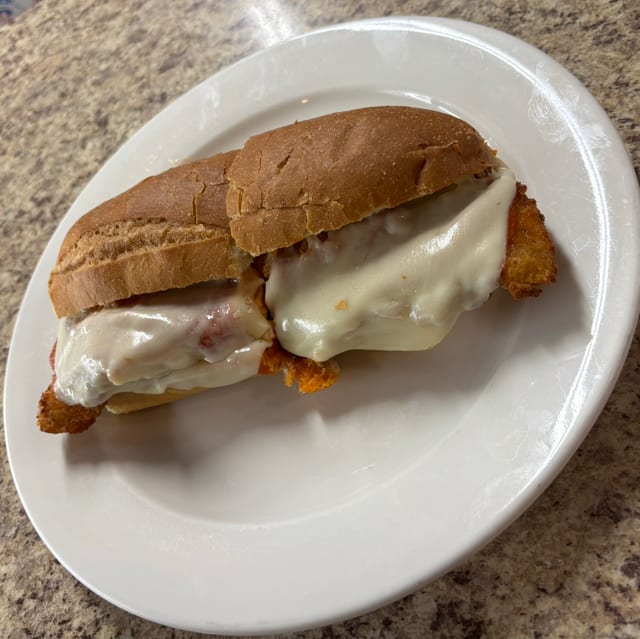 Veal Parmigiana Sub.