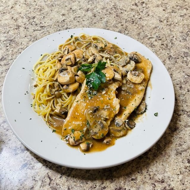 Chicken or Veal Marsala Entree.