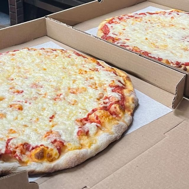 2 Large Pizzas & 12 Wings Special.