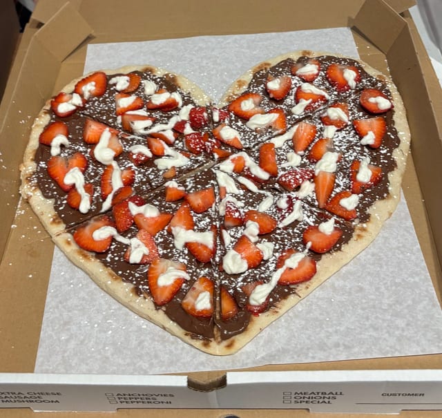 Nutella Pizza.