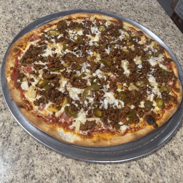 Pizza A La Mexicana.