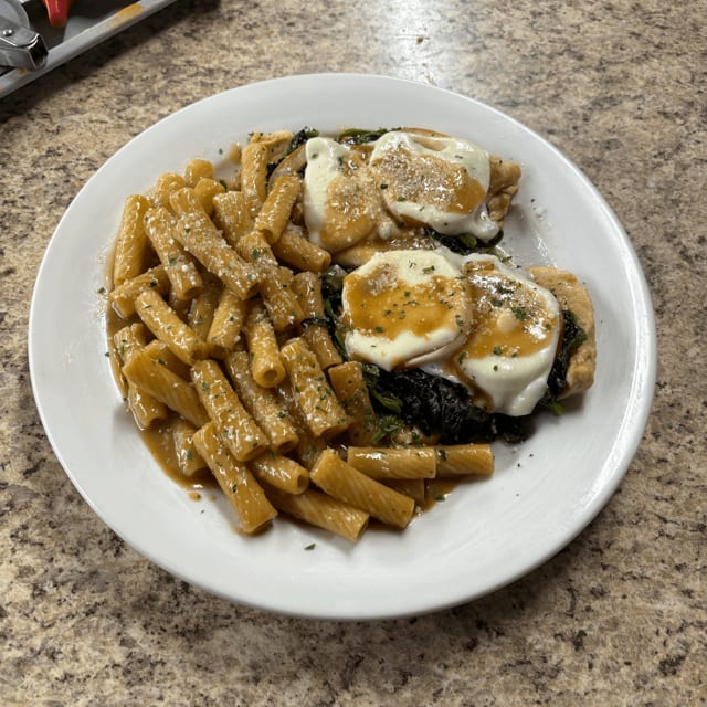 Chicken or Veal Saltimbocca Entree.