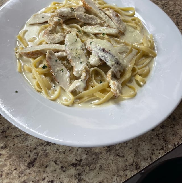 Fettuccini with Alfredo or Vodka Sauce.