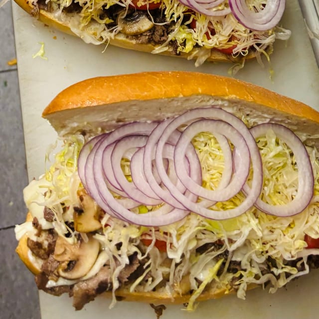 California Cheesesteak Sub.